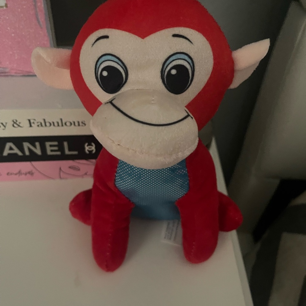 Red Monkey Plush Toy